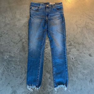 AG Prima Ankle Cigarette Jeans, Size 27R